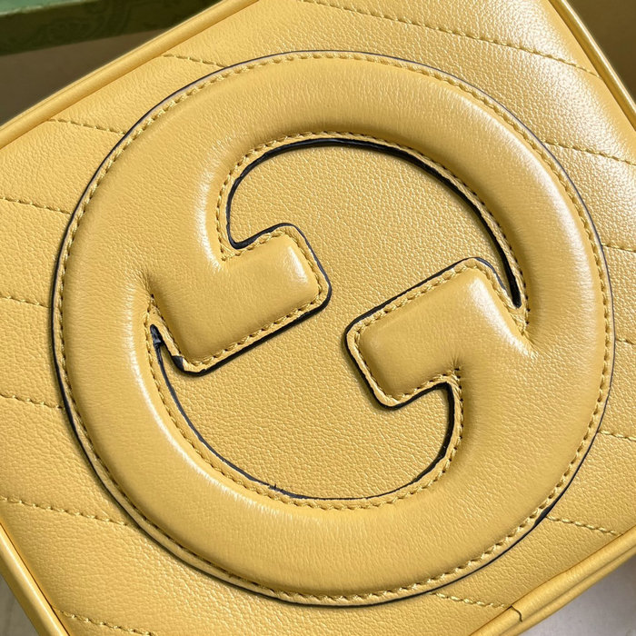 Gucci Blondie top handle bag Yellow 744434