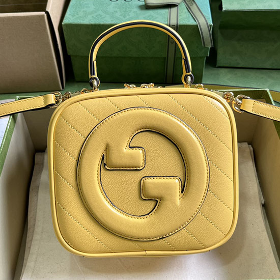 Gucci Blondie top handle bag Yellow 744434