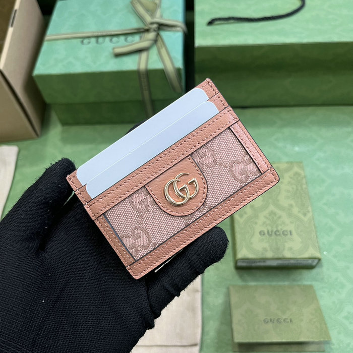 Gucci Card Holder Beige 523159