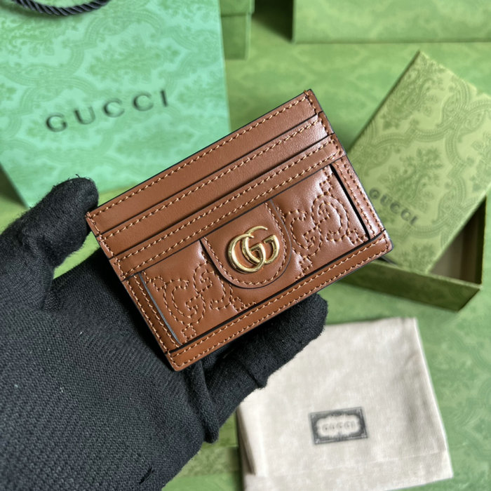 Gucci Card Holder Brown 523159