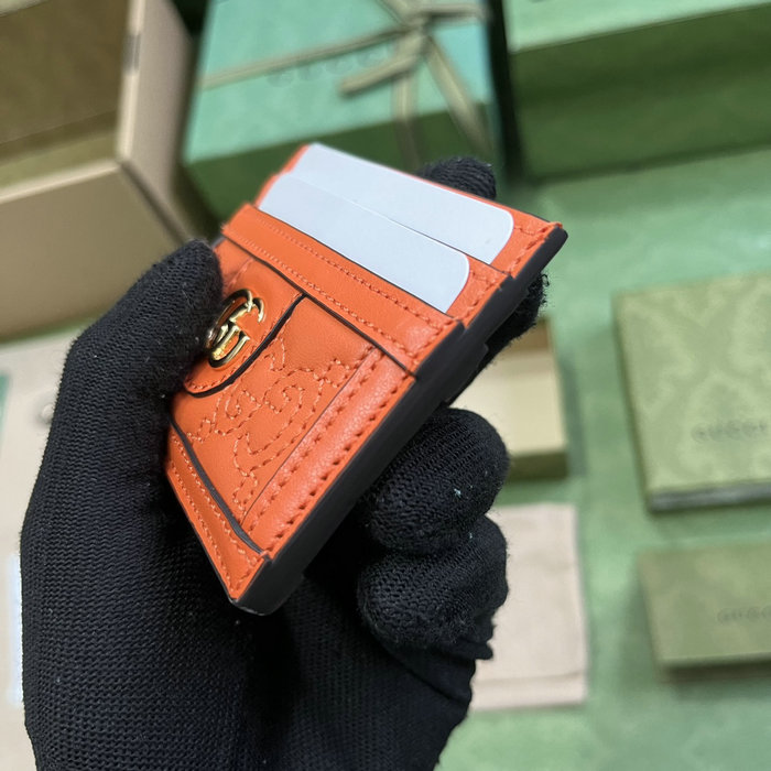 Gucci Card Holder Orange 523159