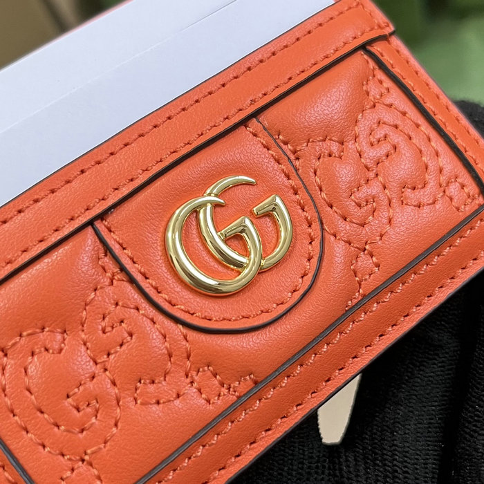 Gucci Card Holder Orange 523159