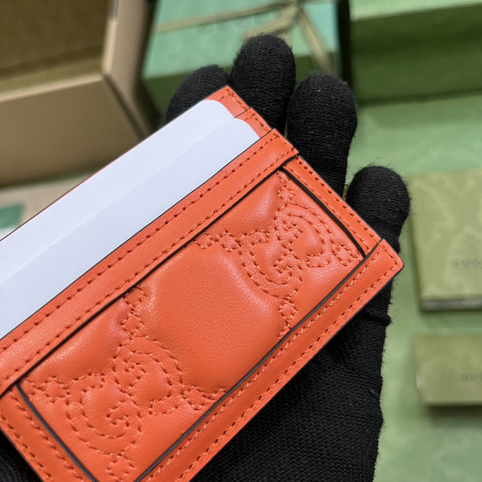 Gucci Card Holder Orange 523159