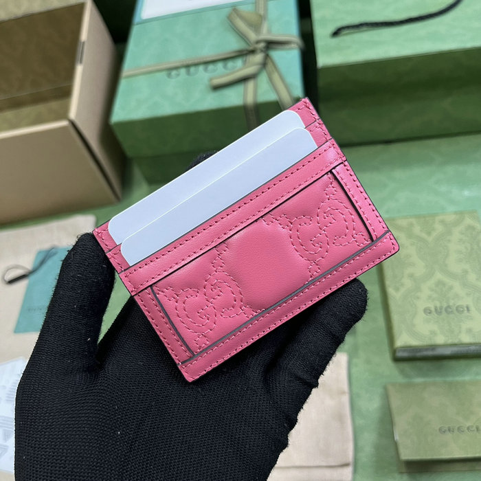 Gucci Card Holder Pink 523159