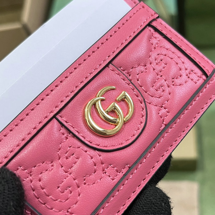 Gucci Card Holder Pink 523159