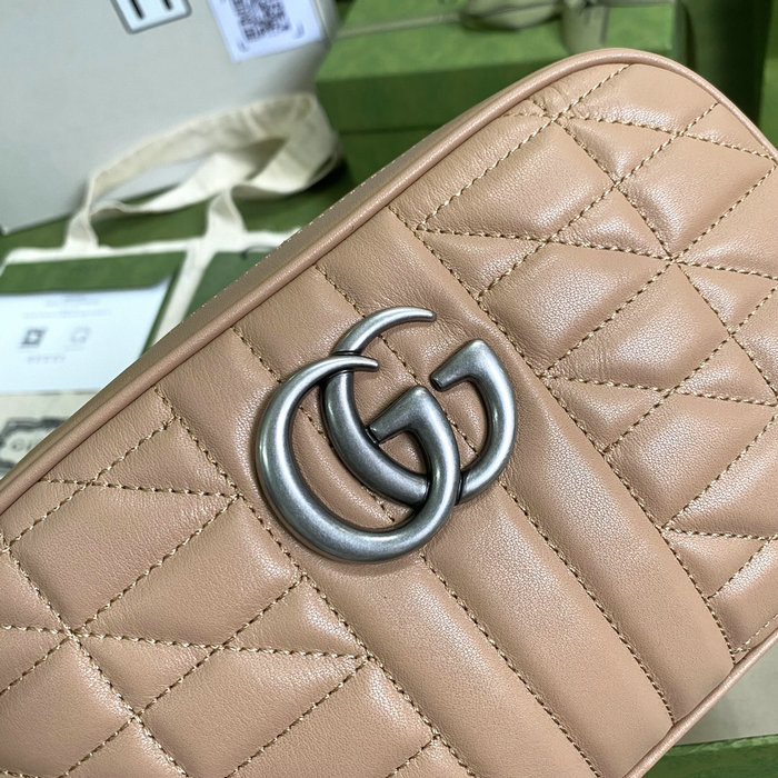 Gucci GG Marmont Small Shoulder Bag Beige 447632