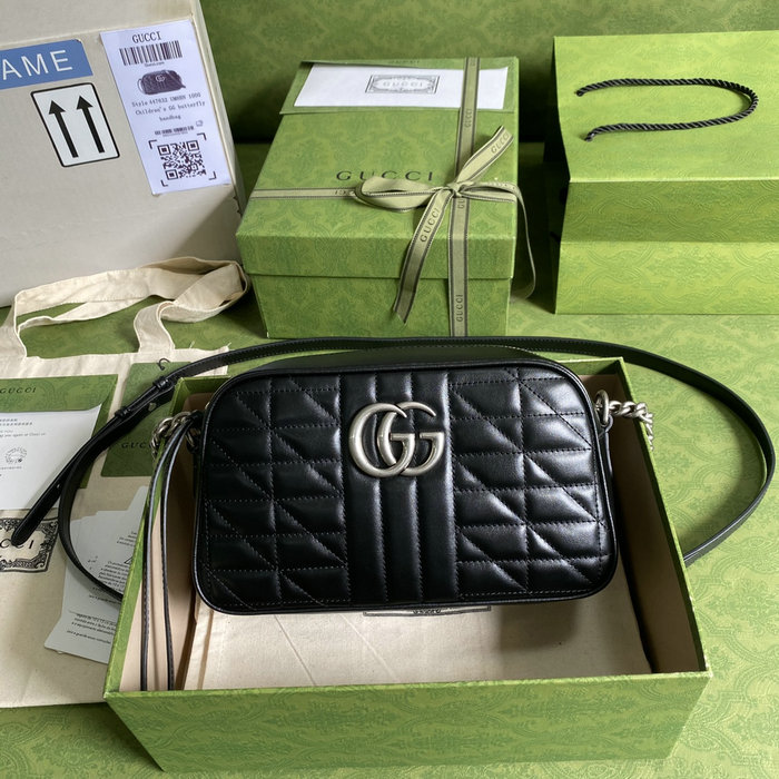 Gucci GG Marmont Small Shoulder Bag Black 447632