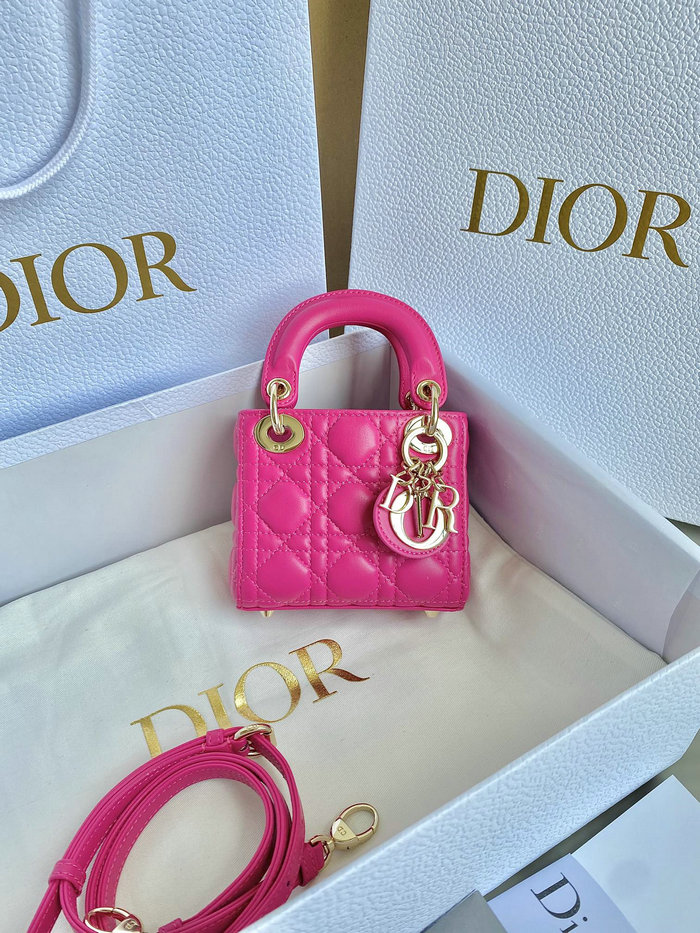 Lady Dior Micro Bag Pink DM3305