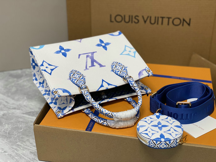 Louis Vuitton OnTheGo PM Blue M22976