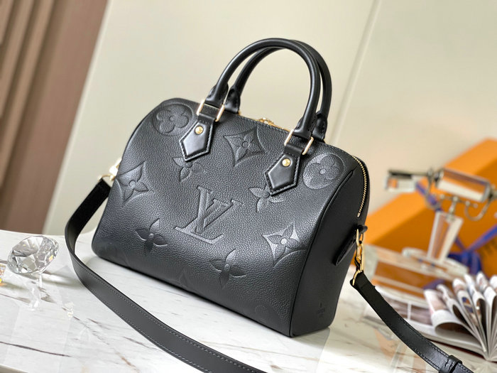 Louis Vuitton Speedy Bandouliere 25 Bag Black M59273