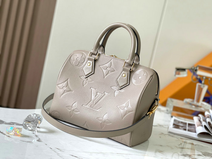 Louis Vuitton Speedy Bandouliere 25 Bag Grey M59273