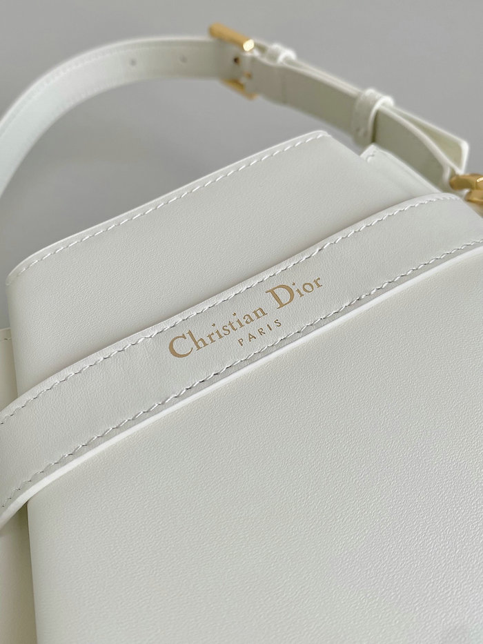 Medium Cest Dior Calfskin Bag White D7061