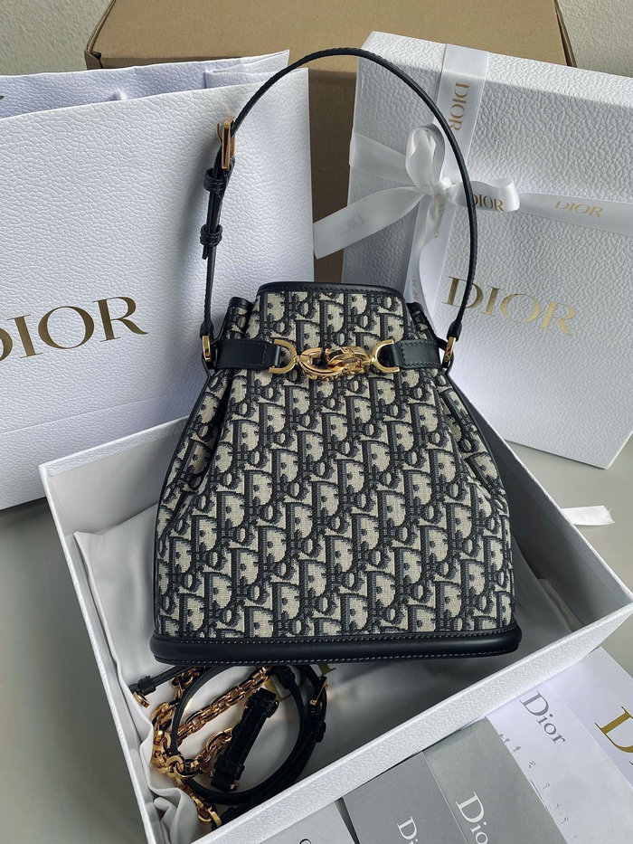 Medium Cest Dior Oblique Jacquard Bag D7061