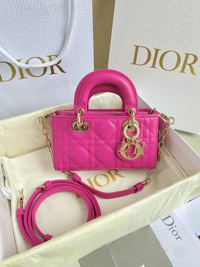 Mini LADY D-JOY BAG Pink DM3380