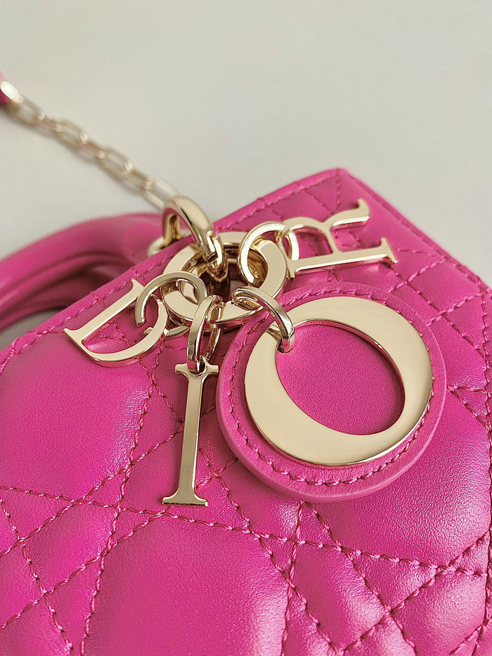 Mini LADY D-JOY BAG Pink DM3380