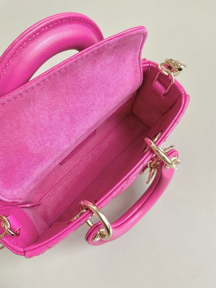 Mini LADY D-JOY BAG Pink DM3380