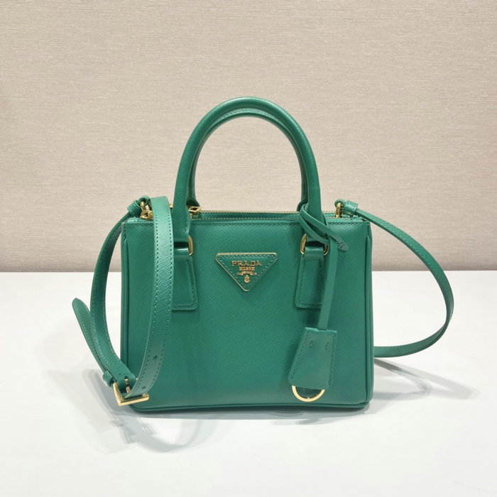 Prada Galleria Saffiano leather mini-bag Green 1BA906