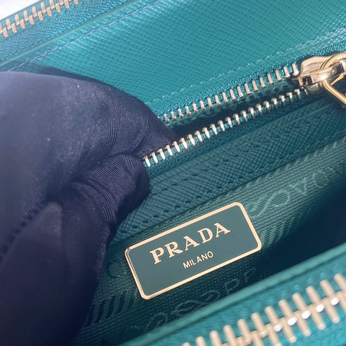 Prada Galleria Saffiano leather mini-bag Green 1BA906