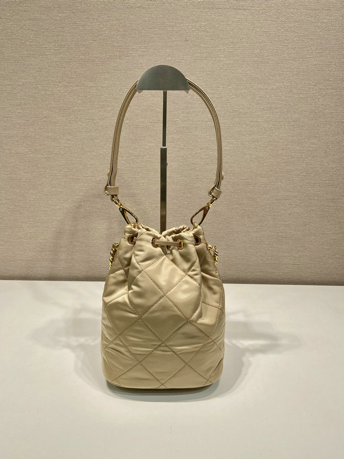 Prada Re-Nylon shoulder bag Beige 1BH038