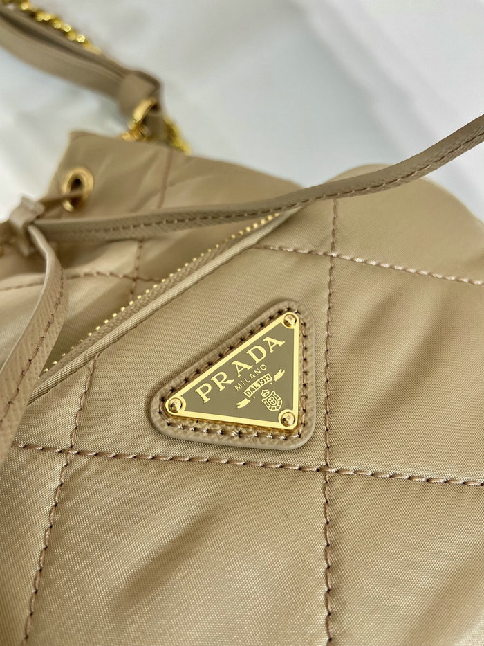 Prada Re-Nylon shoulder bag Beige 1BH038