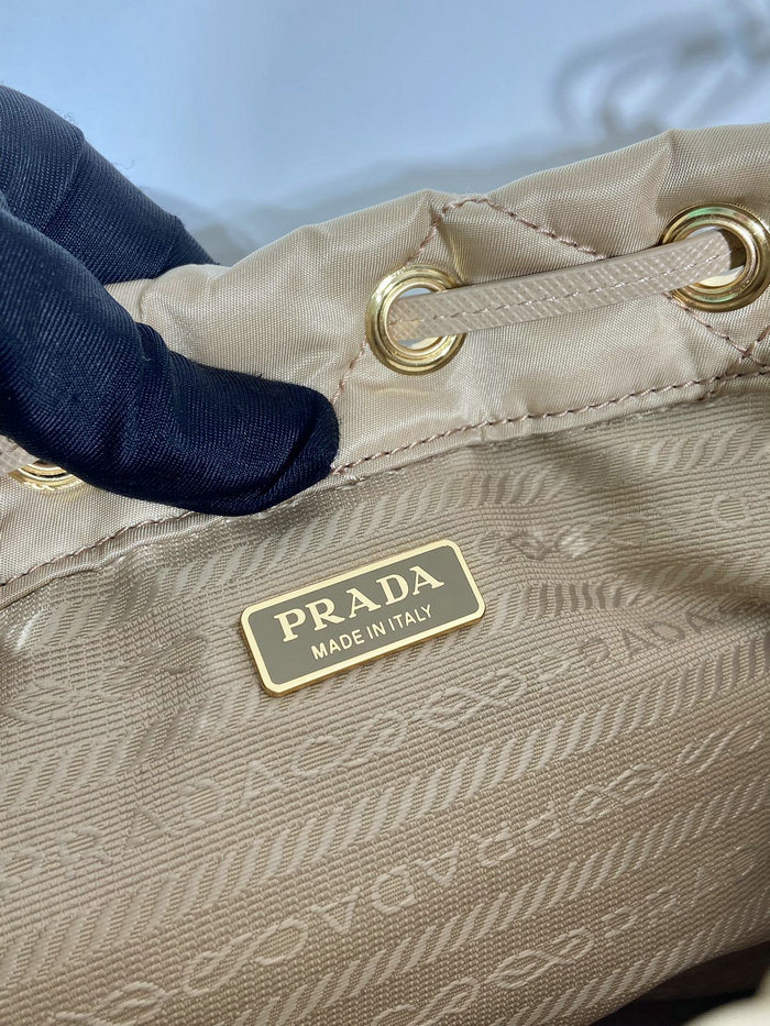 Prada Re-Nylon shoulder bag Beige 1BH038