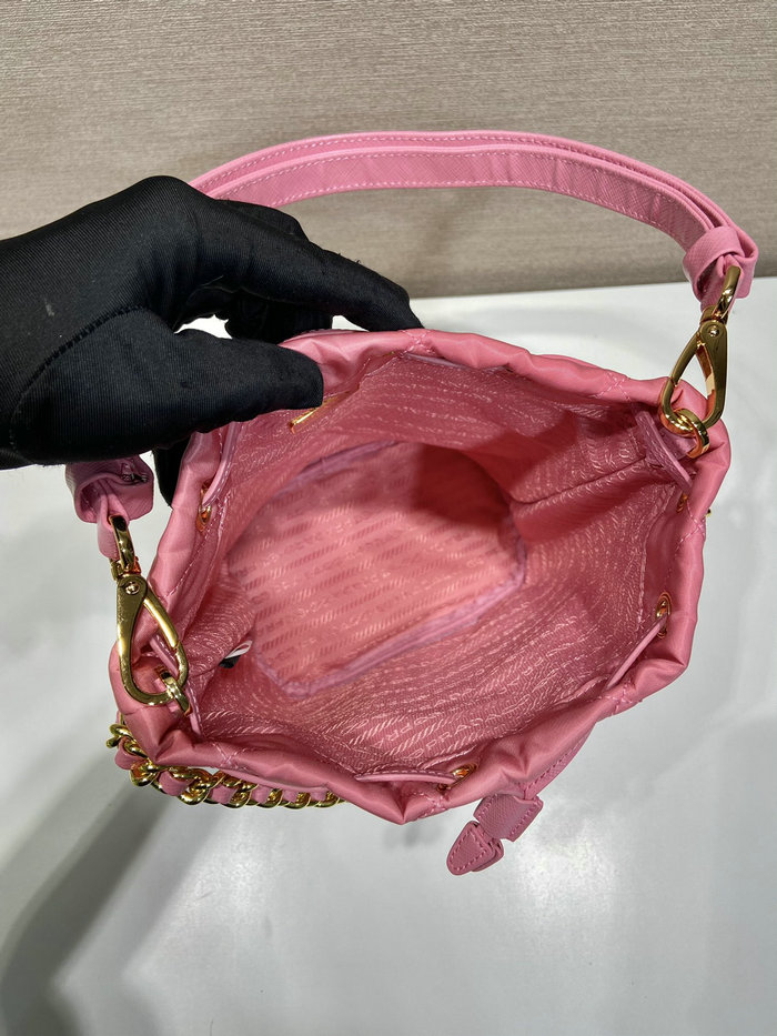 Prada Re-Nylon shoulder bag Pink 1BH038