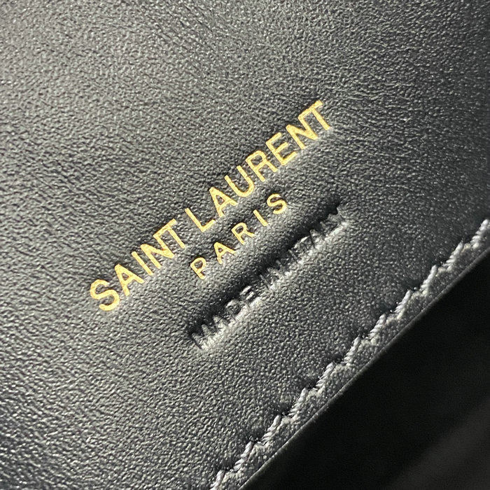 Saint Laurent Le 37 in Shiny Leather Black 742828