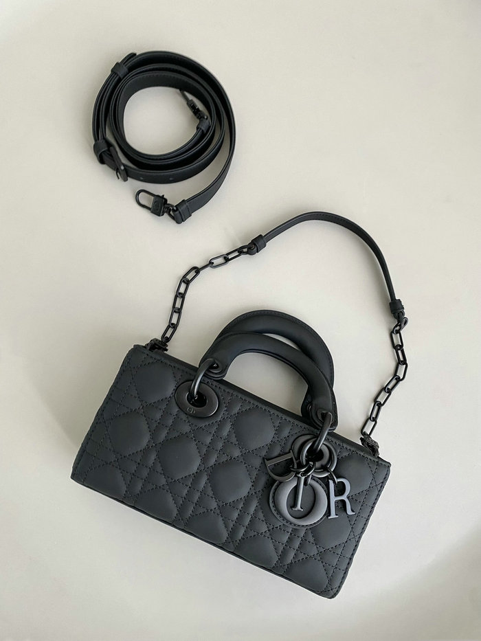 Small Dior Or Lady D-Joy Bag Black D3380