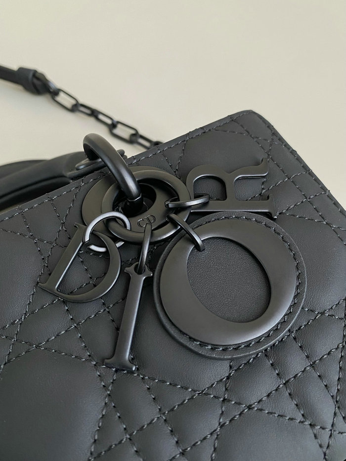 Small Dior Or Lady D-Joy Bag Black D3380