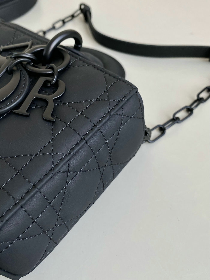 Small Dior Or Lady D-Joy Bag Black D3380