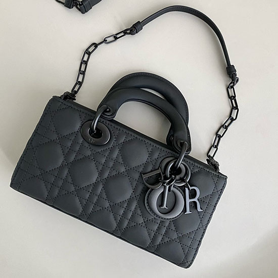 Small Dior Or Lady D-Joy Bag Black D3380