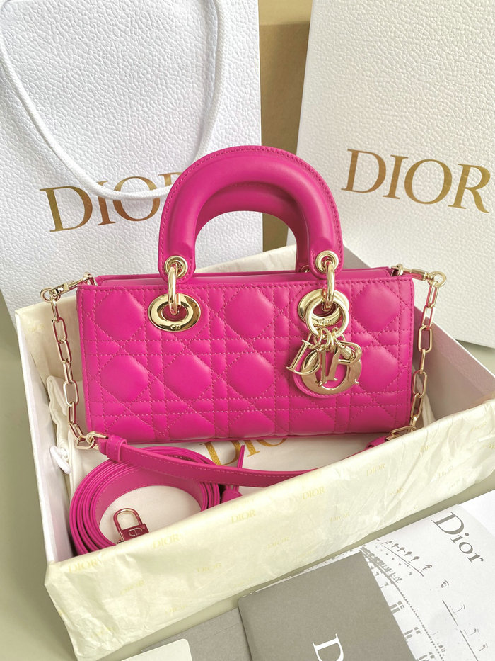 Small Dior Or Lady D-Joy Bag Pink D3380