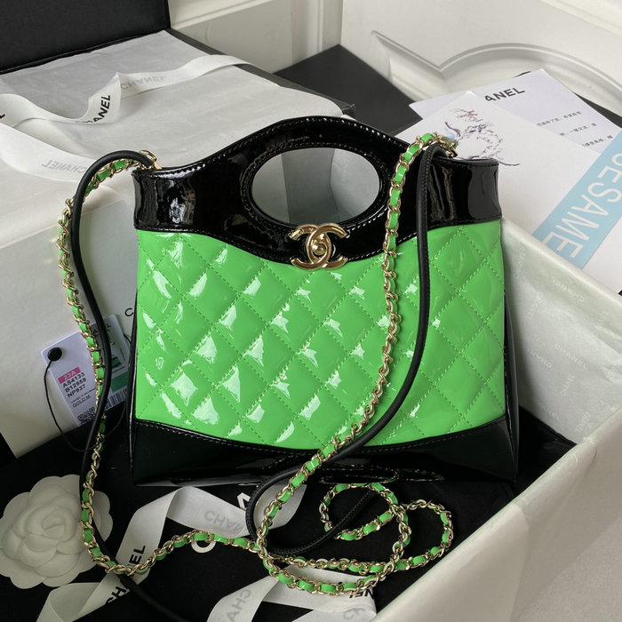 Chanel 31 Mini Shopping Bag Green AS4133