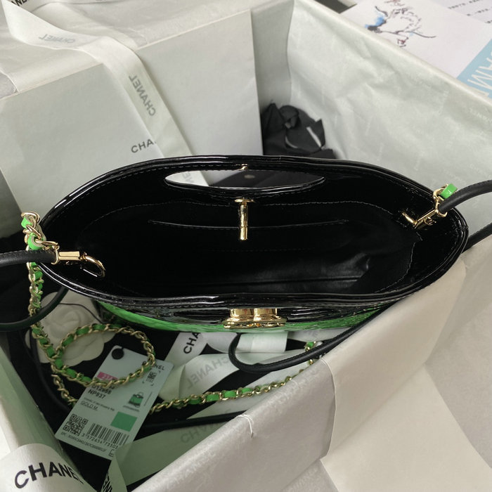 Chanel 31 Mini Shopping Bag Green AS4133