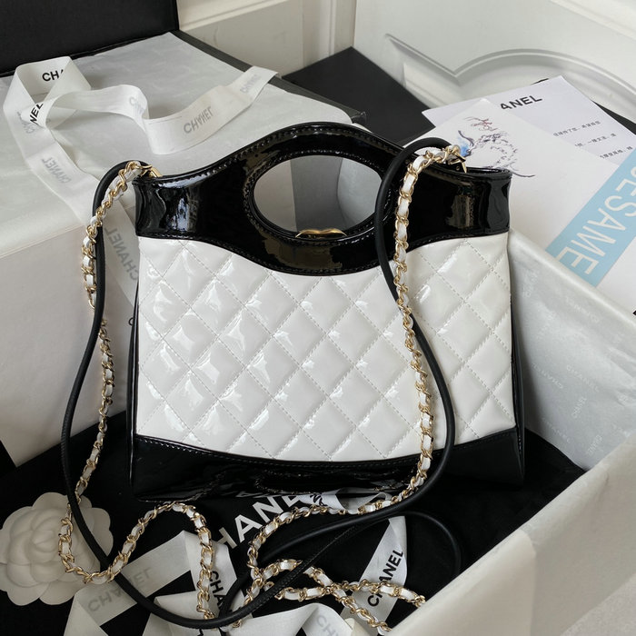 Chanel 31 Mini Shopping Bag White AS4133