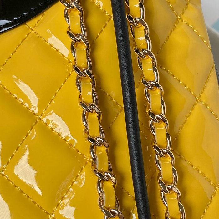 Chanel 31 Mini Shopping Bag Yellow AS4133