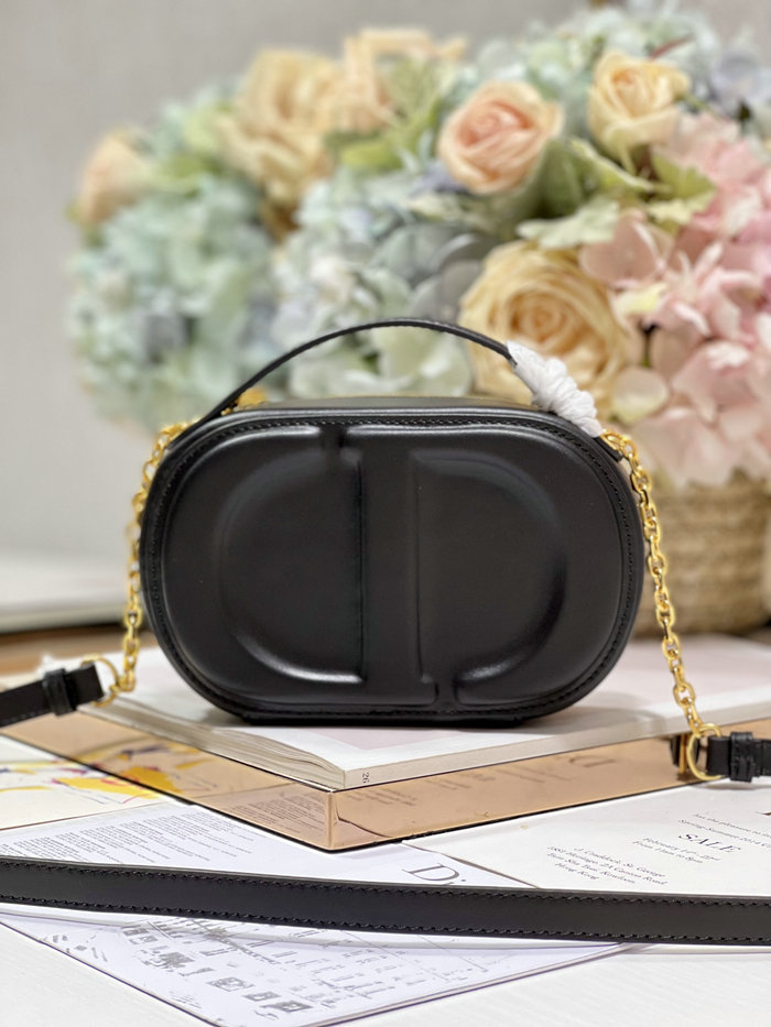 Dior CD Signature Oval Camera Bag Black S2201