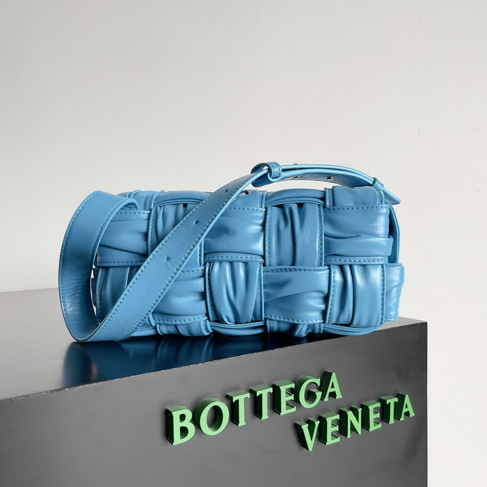 Bottega Veneta Calfskin Hobo Bag Blue B736233