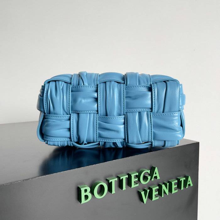 Bottega Veneta Calfskin Hobo Bag Blue B736233