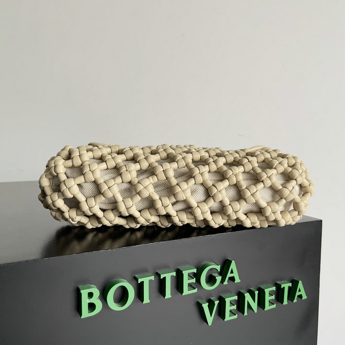 Bottega Veneta Double Knot Top Handle Bag Beige B717151