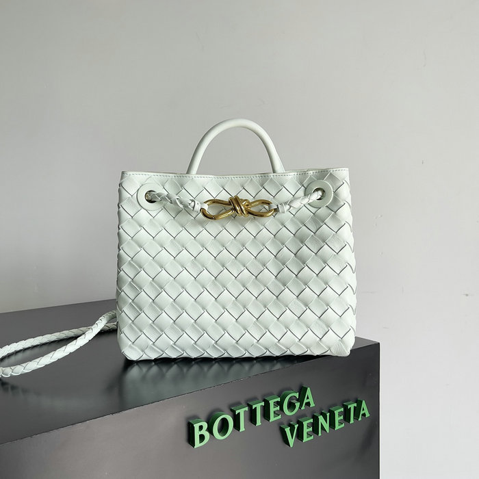 Bottega Veneta Small Andiamo Tote Bag Light Blue B74356