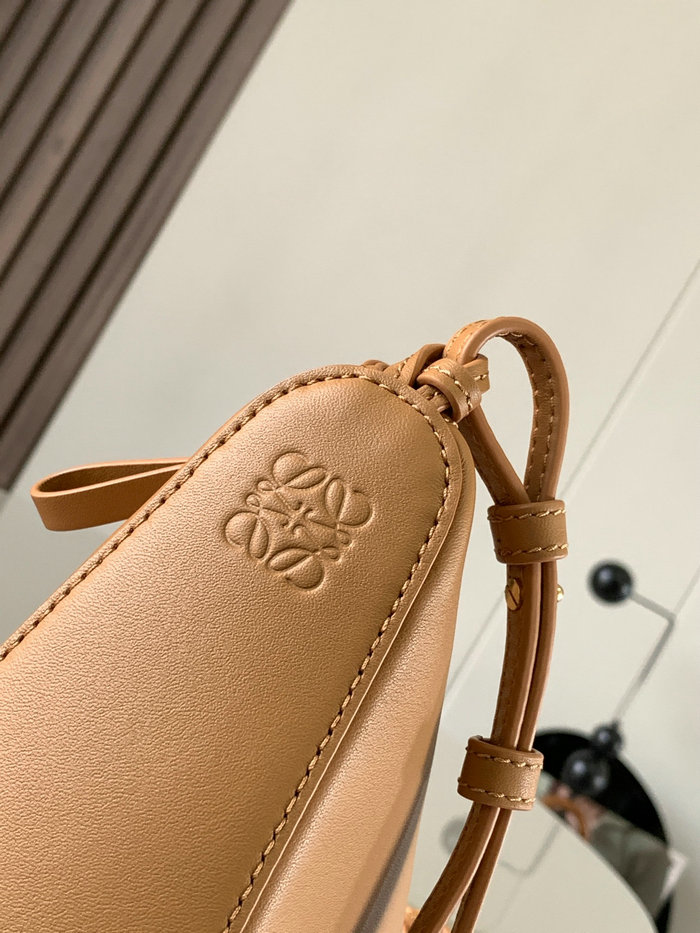LOEWE Hammock Mini leather Hobo bag Brown L9023