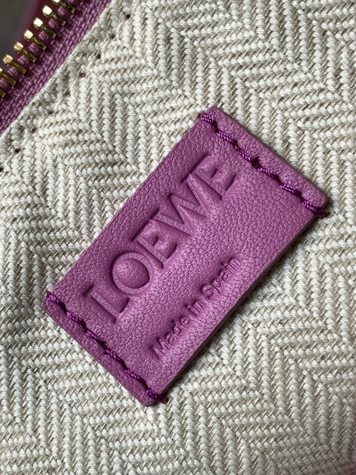 LOEWE Hammock Mini leather Hobo bag Purple L9023