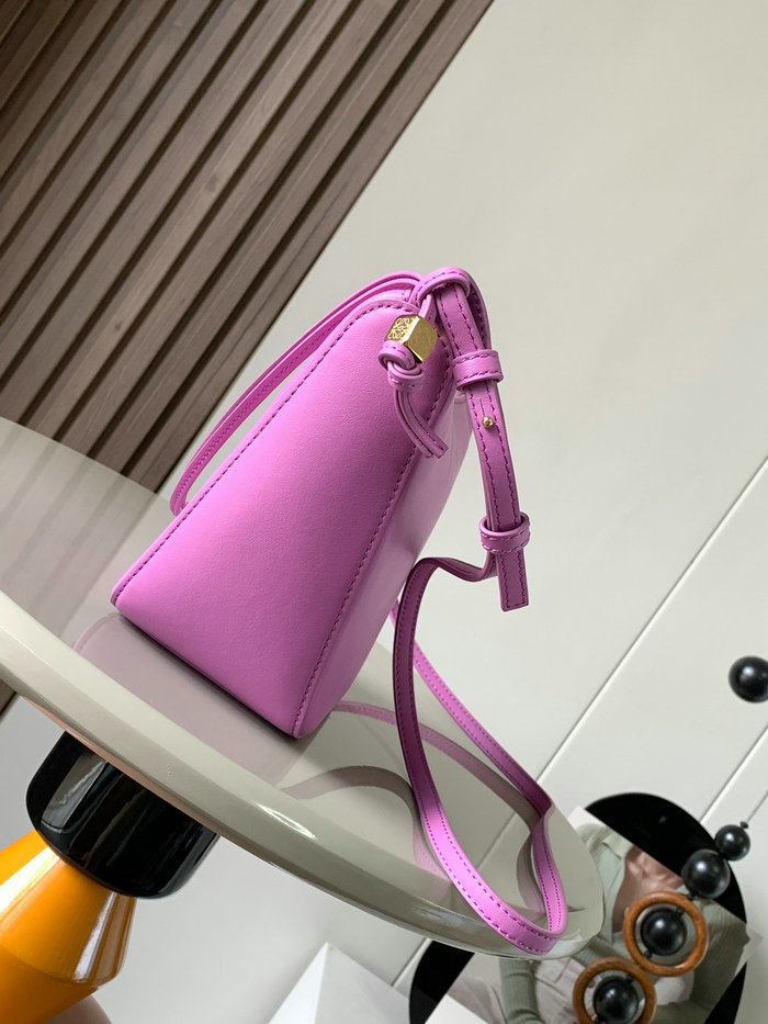 LOEWE Hammock Mini leather Hobo bag Purple L9023