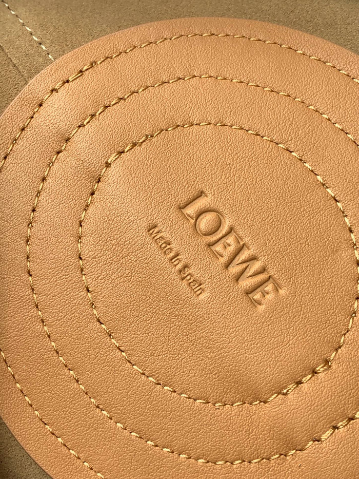 LOEWE Paseo Small Leather Tote Bag Brown LT9022