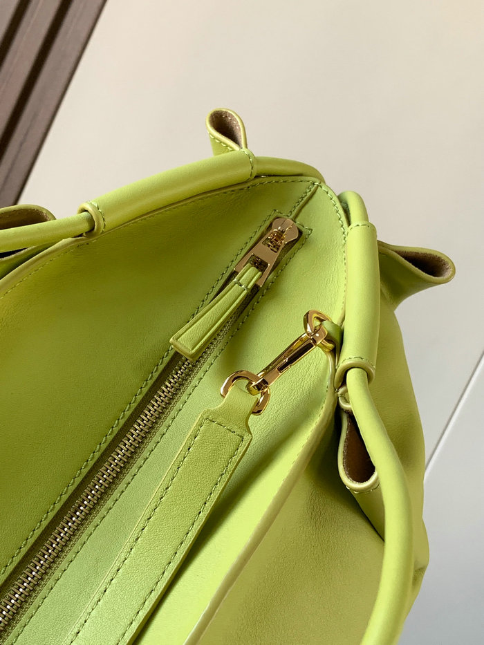 LOEWE Paseo Small Leather Tote Bag Green LT9022
