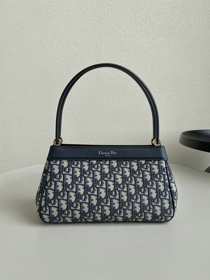 Medium Dior Key Bag Blue DM6098