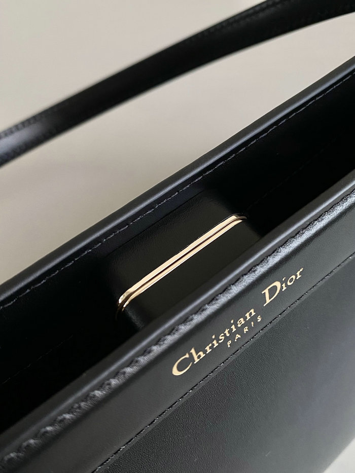 Medium Dior Leather Key Bag Black DM6098