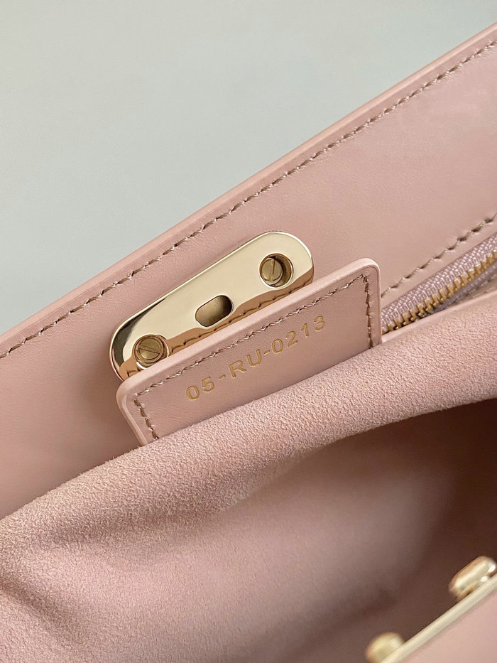 Medium Dior Leather Key Bag Pink DM6098