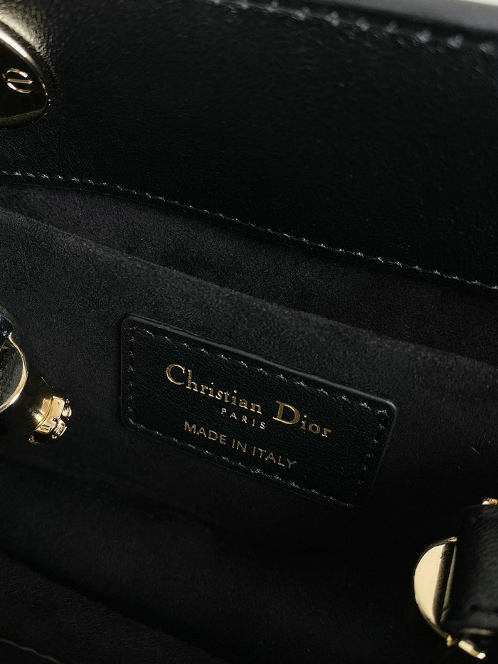 Mini Dior Lady Handbag Black DM7501